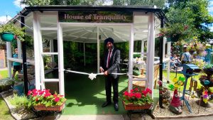 Gurinder Singh Josan, MP cuts the ribbon to open the House of Tranquility