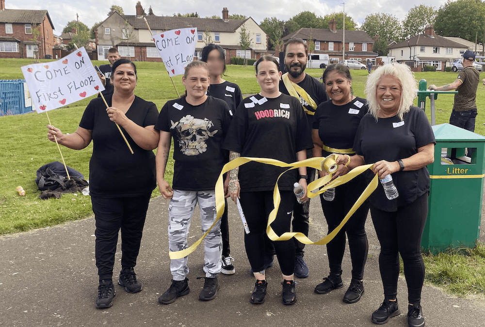 Ash Lodge Charity Challenge, 50 laps around Stoney Lane Park Pool