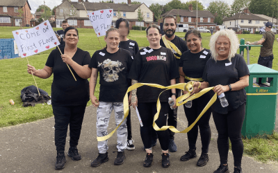 Ash Lodge Charity Challenge, 50 laps around Stoney Lane Park Pool